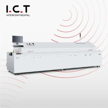 Lead-Free Reflow Soldering Oven Equipment Color Grey Model NO. E8 Origin China Trademark I. C. T HS Code 8515190000 Specification CE - Dongguan ICT Technology Co.,Ltd. - China