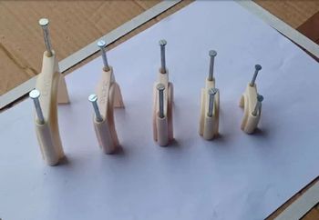0.5 Inch CPVC Double Nails Cable Clips Available Sizes 1 Inch, 2 Inch, 3 Inch, 4 Inch Clip Type Double Clip Usage Cable Fitting - Higrip Industry - India