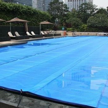 2021 New PVC Free Coated Tarpaulin Fabric Used for Swimming Pool - Haining Gebo Textile Co., Ltd. - China