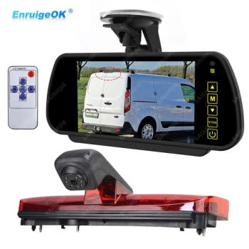 EnruigeOK Rear Brake Light Reverse Camera For Ford Transit Connect 2014-2023 & 7" Monitor - SHENZHEN ENRUIGE TECHNOLOGY CO LTD - China