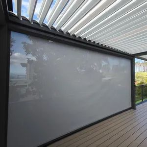 Factory Custom Balcony Privacy Screen Blinds Motorized Blinds Shades Waterproof Roller Blind for Outdoor - Tianjin Grand Science and Technology Co., Ltd. - China