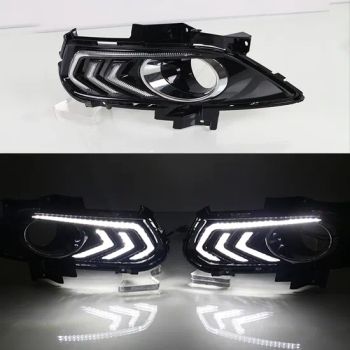 Car DRL LED Daytime Running Light with Turn Yellow Signal Fog Lamp for Ford Mondeo Fusion 2013 2014 2015 2016 - CHANGZHOU RISING PEARL AUTOPARTS CO., LTD. - China