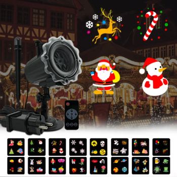 Halloween Lights Disciplinary Card Change Indoor Outdoor Snowflower Filin Projective Garden Cover Christmas Lights - Tianjin Zhongyijian Technology Co., Ltd. - China
