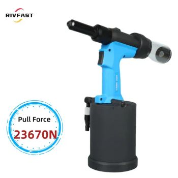 Professional Air Rivet Gun 4.8-6.4mm Rivet Gun Heavy Duty Pneumatic Hydraulic Rivet Tool with Nose Pieces - Rivfast Machinery(Shanghai) Co., Ltd - China