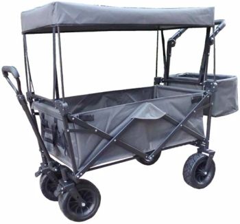 Collapsible All Terrain Camping Cart Supermarket Hand Truck Portable Luggage Folding Wagon - Jinjiang Baojia Supply Chain Management Co., Ltd. - China