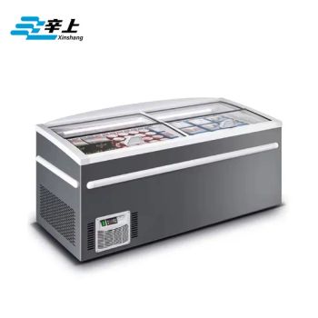 Supermarket Display Refrigerator Commercial Chest Freezers Refrigerated Deep Island Freezer - Qingdao Xinshang Commercial Facilities Co., Ltd. - China