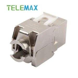 CAT6 CAT6A Tool Free Keystone Jack STP FTP Crimping Direction up Down - SHENZHEN TELEMAX TECHNOLOGY CO., LTD. - China