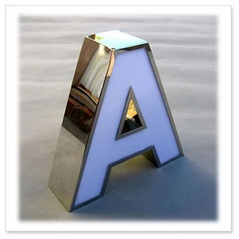 Polished Stainless Steel Letter, Size: according to order, For Advertisement - Aitco Neon Signs - India
