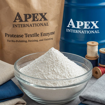 Protease Enzyme, Industrial Protease Enzyme, Protease Enzyme Supplier, Protease Enzyme Manufacturer, Protease Enzyme Supplier from India, Protease Enzyme for Textile Industry, Textile Protease Enzyme, Textile Processing Enzyme, Enzyme for Textile Industry, Textile Enzyme Solutions, Protease for Textile Processing Bio Processing Enzyme, Enzyme for Industrial Applications, High Performance Protease Enzyme. from APEX INTERNATIONAL Protease Enzyme, Industrial Protease Enzyme, Protease Enzyme Supplier, Protease Enzyme Manufacturer, Protease Enzyme Supplier from India, Protease Enzyme for Textile Industry, Textile Protease Enzyme, Textile Processing Enzyme, Enzyme for Textile Industry, Textile Enzyme Solutions, Protease for Textile Processing Bio Processing Enzyme, Enzyme for Industrial Applications, High Performance Protease Enzyme. - APEX INTERNATIONAL - India