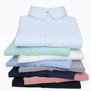 White Oxford Shirts Mens Custom Cotton Dress Button Down Collar Male Work Shirt - Yancheng City Zhou Chi Imp. & Exp. Co. Ltd. - China