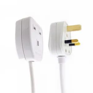 UK 10m 3 Pin AC Extension Power Cord IEC UK to Hongkong Singapore Power Cable Extended Power Cord - Changsha Sibel Electronic Technology Co., Ltd. - China