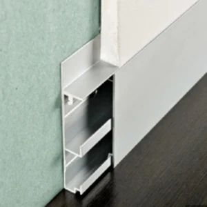 Skirting Board Floor Skirting Tile Wall Baseboard Extrusion Aluminum Profile Trim - Kemet New Material Technology Co., Ltd. - China