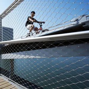 Anti-Fall Stainless Steel Safety Net Wire Rope Mesh for Bridges Buildings - Hebei Xingbei Metal Wire Mesh Products Co., Ltd. - China