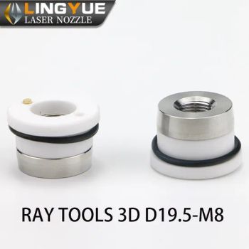 Laser Ceramic Ring Raytools 3D D19.5-M8 Long Signal Stability Life - WuHan LYue Laser Technology Co., Ltd. - China