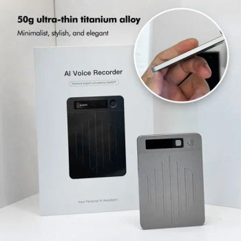 New Trend Ai Record Card Chatgpt Intelligent Translation Recording Pen APP with 64GB - GuangZhou Ronc Electronic Technology co.,LTD - China