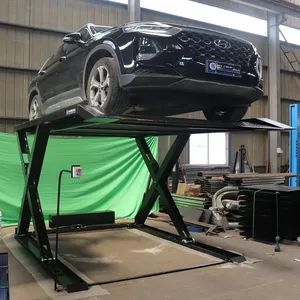 Mechanical Mini Tilting Car Lift Parking Equipment Ramps Low Ceiling Design - Qingdao Bluresea Industry Co., Ltd - China