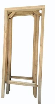 hollock door frame, Height: 7 Feet Brand Lion Color Brown Height 7 Feet Thickness 30mm Shape Rectangular Material Teak - Royal Timber - India