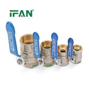 Ifan Manufacturer Supplies Brass Ball Valves 1/2"-2" Blue Handle Ball Valves Threaded Brass Valves - Zhuji Fengfan Piping Co., Ltd. - China
