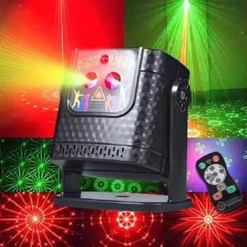 Disco Strobe Laser Lights Projector Light Remote Control KTV Karaoke for Family Gatherings Holidays Revelry Party Lighting - Whynot Information Technology Co. Ltd - China