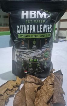HBM ACTIVATED DRIED CATAPPA LEAVES 100% Natural no chemical or additive FOR AQUARIUM USE NOT FOR HUMAN CONSUMPTION - Holybangunmakmur.com - Indonesia