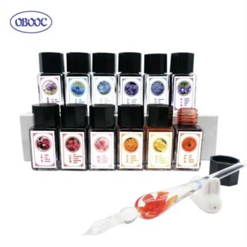 Muti-Colors Fountain Pen Ink for School Stationery Origin Cn Type Plug Bush Model NO. OE-63 Trademark OBOOC Color 24 - Fujian Aobozi Technology Co., Ltd. - China