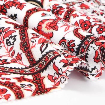 Cheap Flower Design Woven Printed 100% Rayon Fabric Skin-Friendly Dress - Shaoxing Yewang Textile Co., Ltd. - China