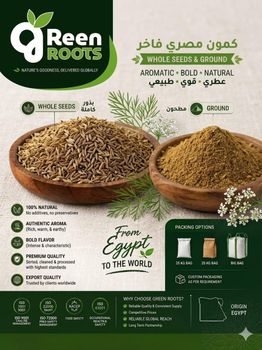 Premium Egyptian Cumin - Green Roots Company - Egypt