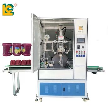 Automatic PLC Hot Stamping Machine Digital Cylinder Roll to Roll Heat Transfer Printing Machines for Plastic Paint Bucket - LUEN CHEONG PRINTING EQUIPMENT LTD - China