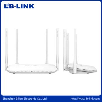 Ultimate Long Range Wi-Fi Router with 4 Powerful Antennas Ports 5 Origin Shenzhen Network Internet Trademark LB-LINK Firewall - Shenzhen Bilian Electronic Limited - China