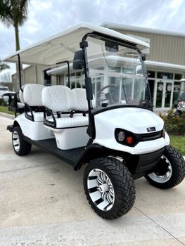 2025 Evolution D-MAX GT6 Lithium Ion Golf Cart—Pearl White Specification Advanced Lithium-Ion battery system Instruction for use Street-ready golf cart with comfort & tech - https://bsltradings.com/ - United States