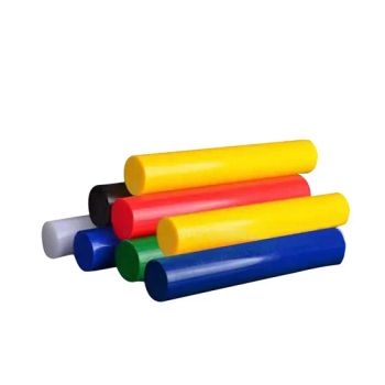 White Poly POM Rods Orange Plastic POM Product Origin China OEM Available Size Customized HS Code 3916909000 Water Absorption - Changzhou Makewell Industry Co., Ltd - China