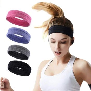 Women Girls Sports Hairbands with Non Slip Silicon Strip Sports Headband, Custom Print Anti Slip Gym Workout Headbands Hairbands for Athletic Agent - DONGGUAN TIANCHEN GARMENT TECHNOLOGY CO., LTD. - China