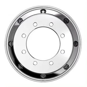 19.5*7.5 Aluminum Alloy Wheel Rim Hub for Many Models Type Rim Offset 135 Drive Wheel 8*4 Finishing Chrome Material - Henan Wheel Rim Auto Parts Co.,Ltd - China