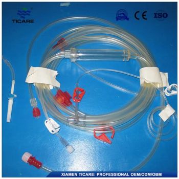 Customized Medical Supplies Disposable Hemodialysis Blood Tubing Set / Blood Line - Xiamen Ticare Imp. & Exp. Co., Ltd. - China
