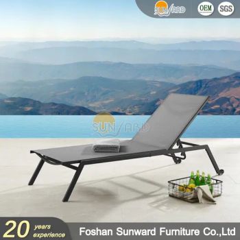 Outdoor Living Patio Lounge Chair Adjustable Pool Chaise Lounge - Foshan Sunward Furniture Co., Ltd. - China