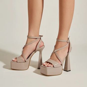 Comfort Platform High Heels Straps Lady Summer Party Dress Sandals - CHENGDU COFIDA LEATHER PRODUCTS CO., LTD. - China