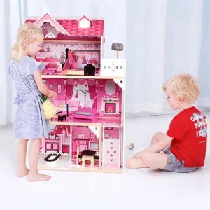 Large Wooden Villa Simulation Dream Wooden Doll House - Ningbo General Union Co., Ltd. - China