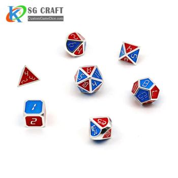 Professional Custom High Quality Customized Color Casino Game Enamel Metal Dice Adult Dice Games - KN Gift Limited - China
