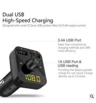 Bluetooth MP3 Car MP3 Player Car Bluetooth Hands-Free Car FM Plug-in Card Player - Shenzhen Chaofang Electronics Co., Ltd. - China