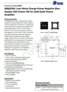 GBQ6205 Low Noise Charge Pump Negative Bias 1Y Warranty Model NO. GBQ6205 Conductive Type N/a Port: Beijing, China Payment Terms: Western Union, Paypal - General Power Microelectronics Technology Ltd. - China