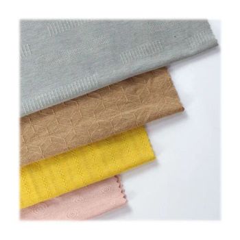 Factory Custom Tr Synthetic Yarn Jacquard Jersey Rayon 32 Polyester 59 Spandex 9 for Bags Shirt Underwear Pajamas Fabric - Shaoxing Yewang Textile Co., Ltd. - China