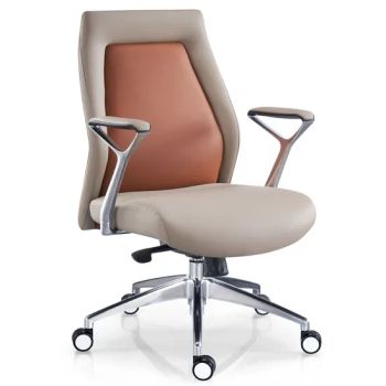 Modern Executive Furniture Quality Leather Swivel Guest Visitor Office Chair for Manager Room - Hangjian Industrial (Heshan) Co., Ltd. - China