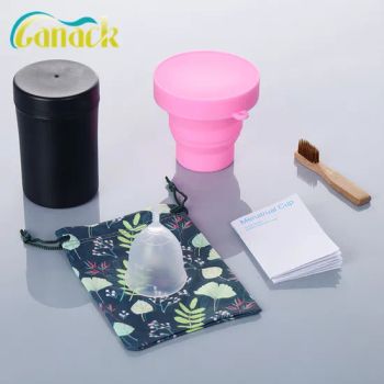 Cleaner Menstrual Cups Shape Cup Type Regular Usage Built-in Length 15-25ml Time Used Night Specification S/L Model NO. T, S, - Ningbo Luke Medical Devices Co., Ltd. - China