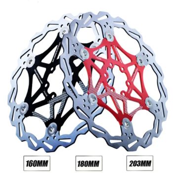 203/180/160mm 3 Inches Stainless Steel Rotor Disc Brake for Mountain Road Cruiser Bike Bicycle Parts/Bicycle Accessories - Hebei Gefeida Trading Co., Ltd. - China