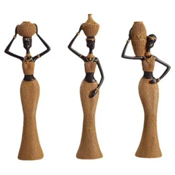 American Retro African Woman TV Wine Cabinet Decor Origin China Model NO. Y-052 HS Code 3926400000 Trademark Accepted - Ningbo General Union Co., Ltd. - China