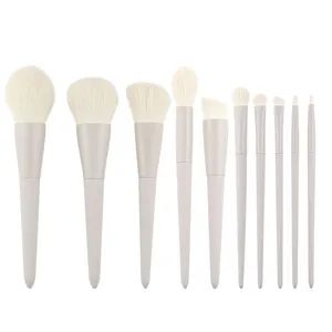 10PCS Ivory Color Makeup Brushes Set Artificial Wool Hair Eye Shadow Brush Full Set Cosmetics Tools - Shenzhen MyColor Cosmetics Co., Ltd. - China