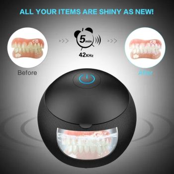 Portable Ultrasonic Cleaning Machine Heating and Drying Denture UV Ultrasonic Cleaner Retainer Machine for Jewelry Ring Diamond - Zhengzhou Kuoren Electronic Technology Co., Ltd. - China