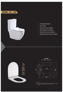 Ceramic Sanitary Ware Color White Finish Glossy I Deal In New Only Surface Finish Glossy Country of Origin Made in - Bajrang Enterprise - India