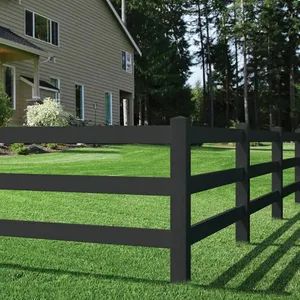 Ranch Rail Fencing Vinyl PVC Horse Farm Fence - Suzhou Longjie Plastics Technology Co., Ltd. - China