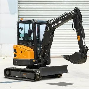 Good Condition 3.5 Ton Kubota Backhoe Excavators Construction Machine Mini Excavators 2.5 Ton 3 Ton Micro Digger for Sale - Qingdao Fullwin Machinery Co., Ltd. - China